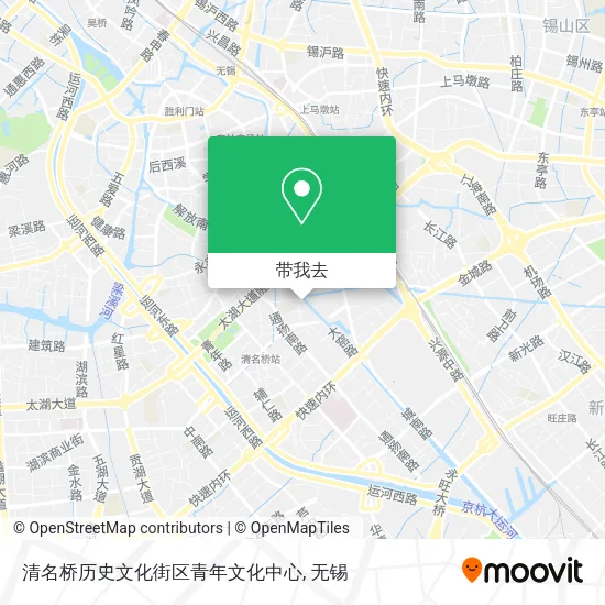 清名桥历史文化街区青年文化中心地图
