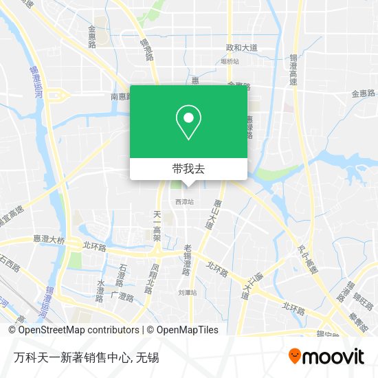 万科天一新著销售中心地图