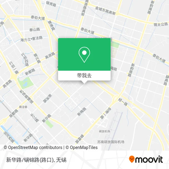 新华路/锡锦路(路口)地图