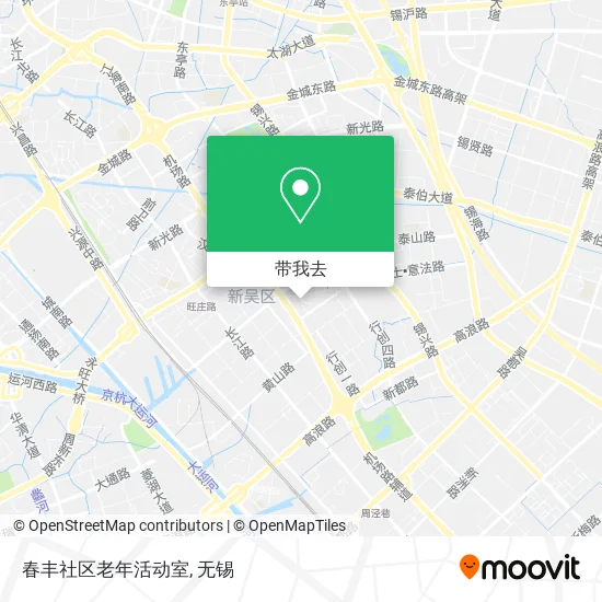 春丰社区老年活动室地图