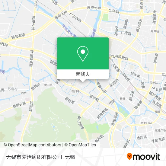无锡市梦治纺织有限公司地图
