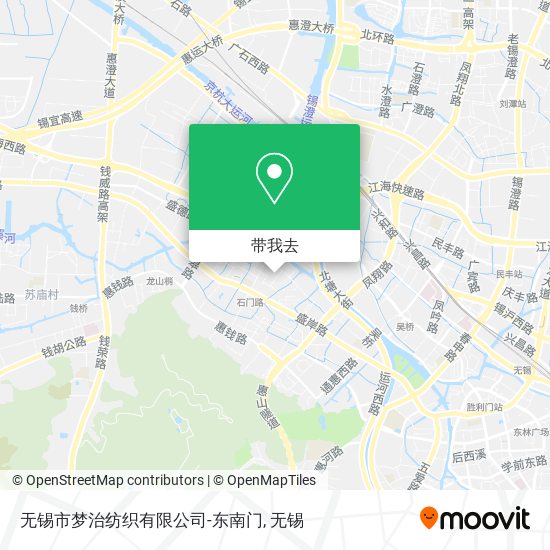 无锡市梦治纺织有限公司-东南门地图