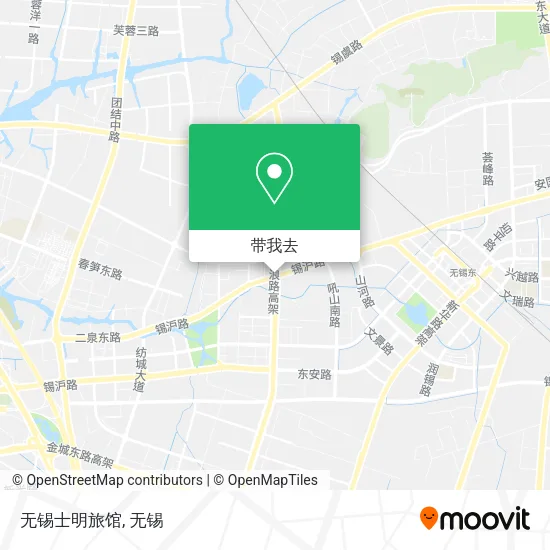 无锡士明旅馆地图