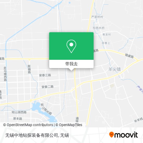 无锡中地钻探装备有限公司地图