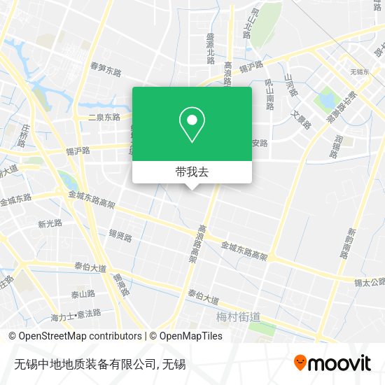 无锡中地地质装备有限公司地图