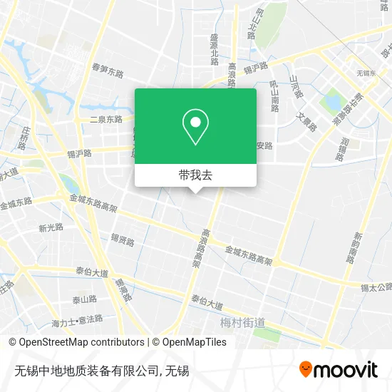 无锡中地地质装备有限公司地图