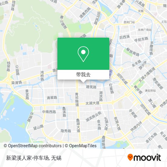 新梁溪人家-停车场地图
