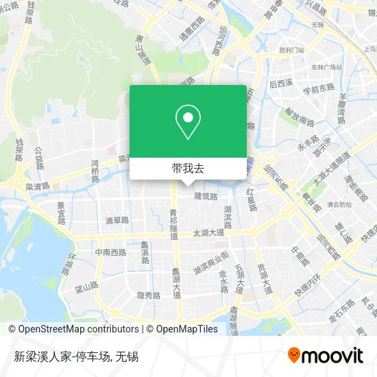 新梁溪人家-停车场地图