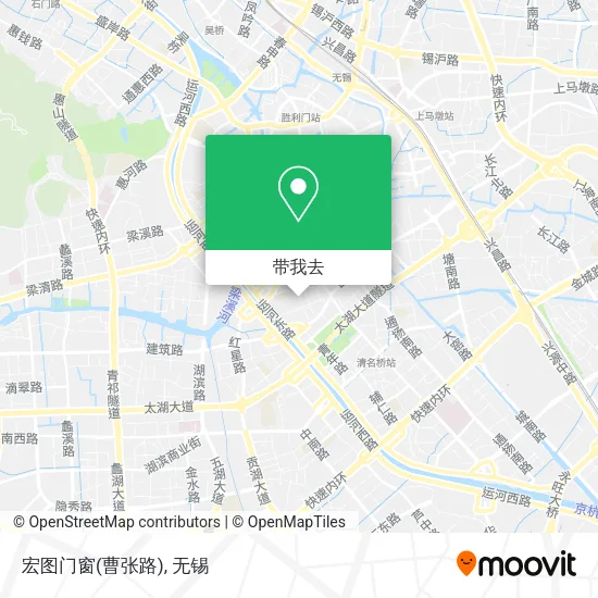宏图门窗(曹张路)地图