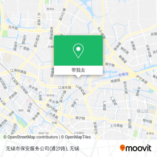无锡市保安服务公司(通沙路)地图