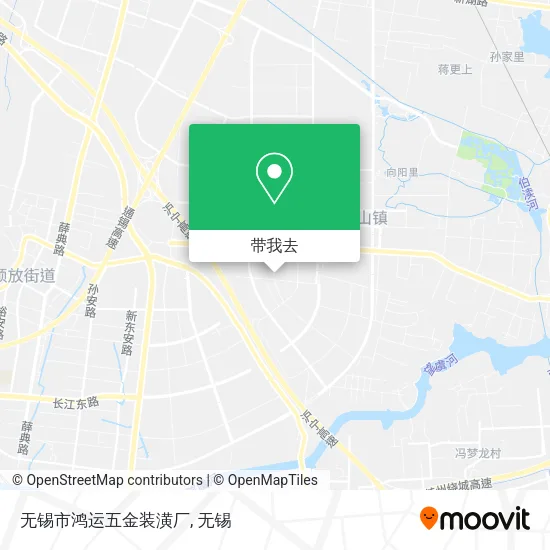 无锡市鸿运五金装潢厂地图