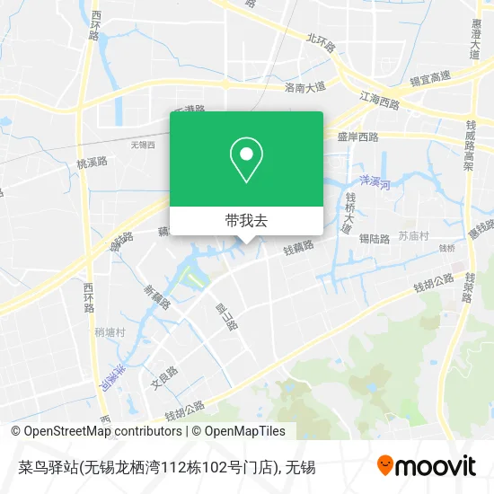 菜鸟驿站(无锡龙栖湾112栋102号门店)地图
