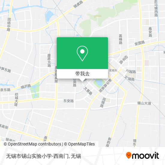 无锡市锡山实验小学-西南门地图