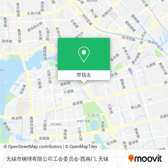 无锡市钢球有限公司工会委员会-西南门地图