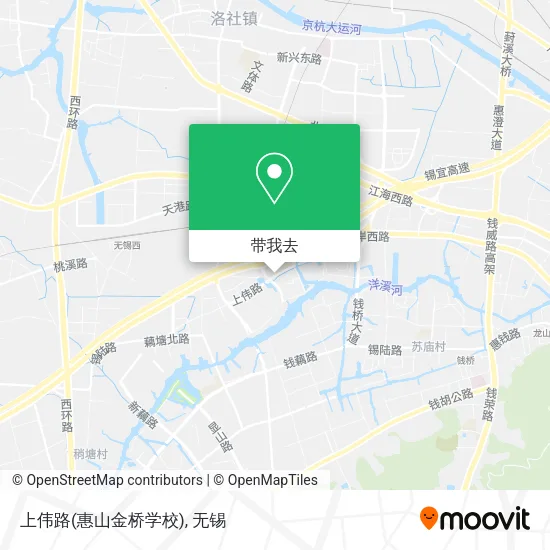 上伟路(惠山金桥学校)地图