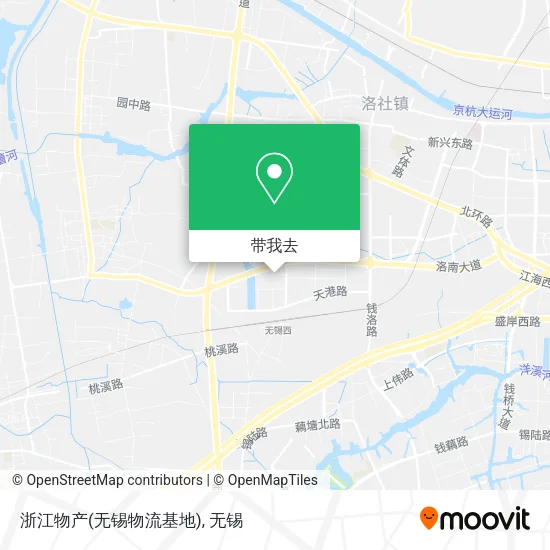 浙江物产(无锡物流基地)地图