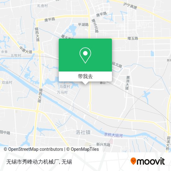无锡市秀峰动力机械厂地图