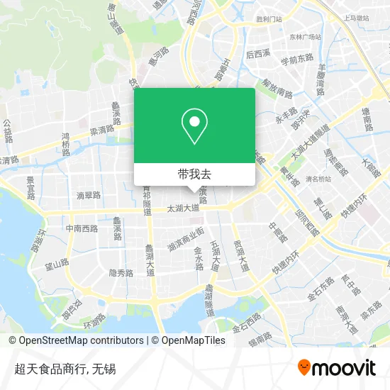 超天食品商行地图