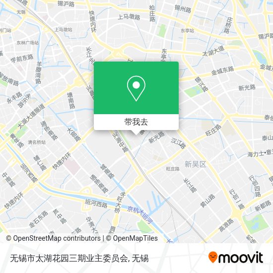 无锡市太湖花园三期业主委员会地图