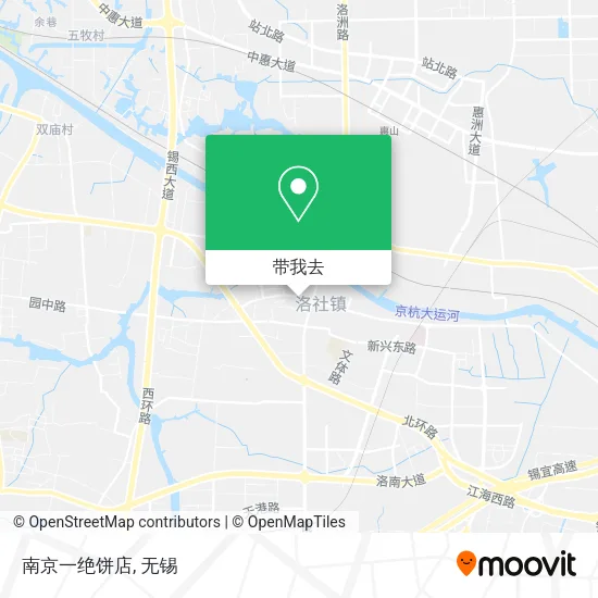 南京一绝饼店地图