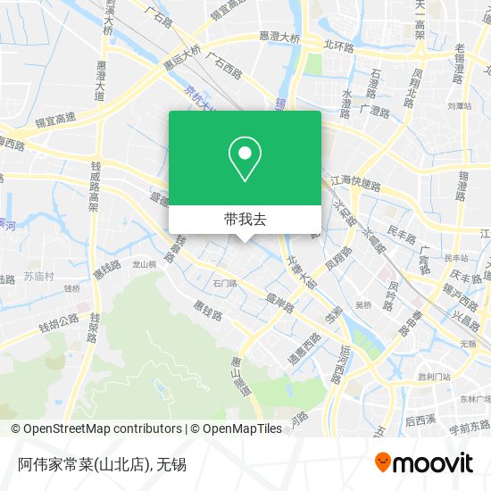 阿伟家常菜(山北店)地图