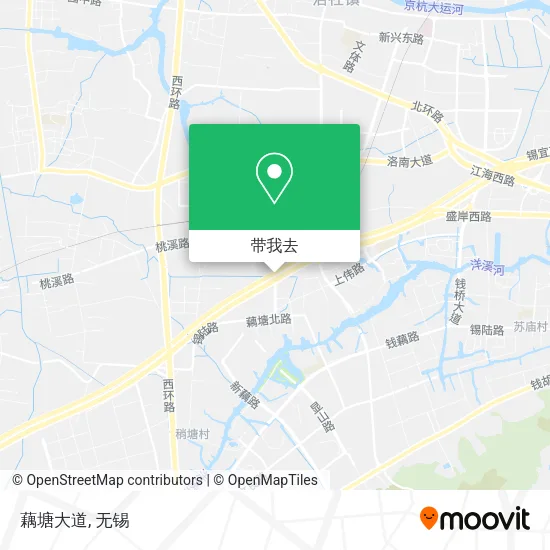 藕塘大道地图