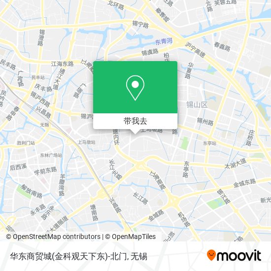 华东商贸城(金科观天下东)-北门地图