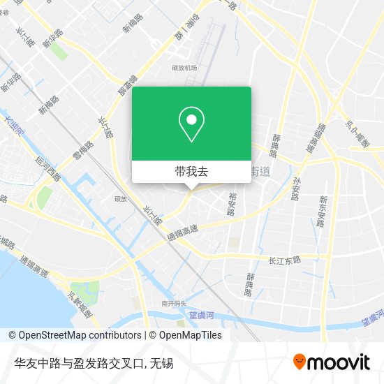 华友中路与盈发路交叉口地图