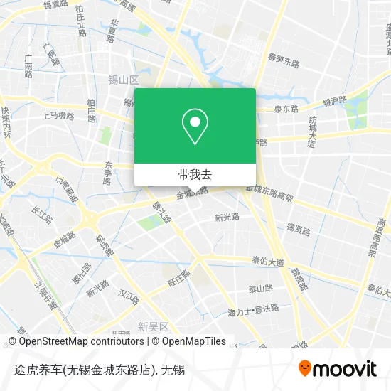 途虎养车(无锡金城东路店)地图