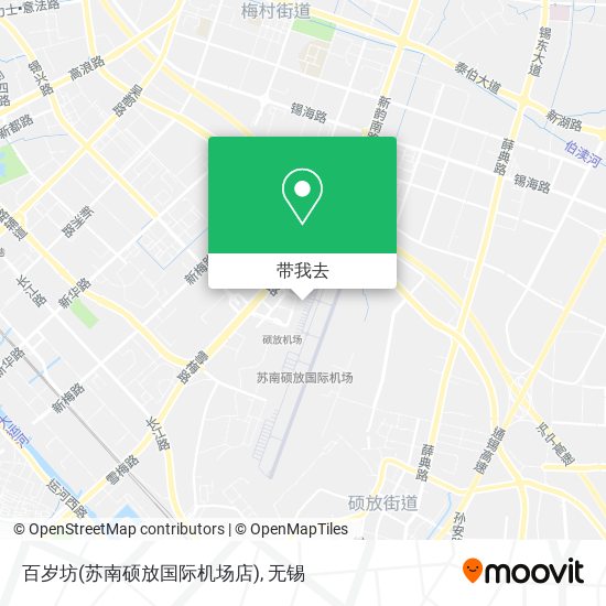 百岁坊(苏南硕放国际机场店)地图
