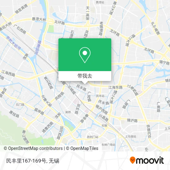 民丰里167-169号地图