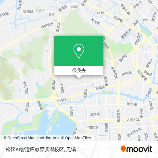 松鼠AI智适应教育滨湖校区地图