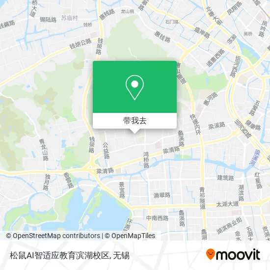 松鼠AI智适应教育滨湖校区地图