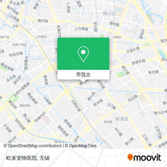 欧派宠物医院地图