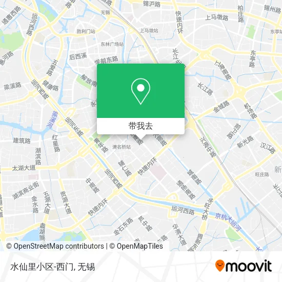 水仙里小区-西门地图