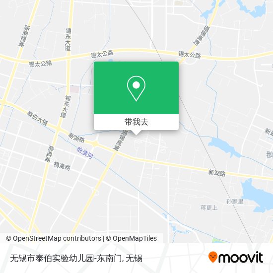 无锡市泰伯实验幼儿园-东南门地图