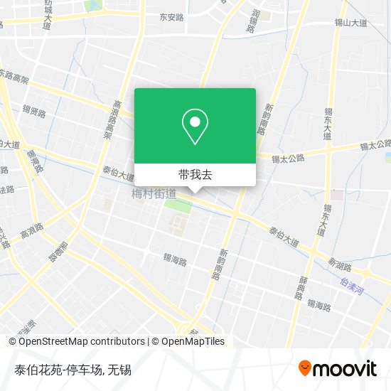 泰伯花苑-停车场地图