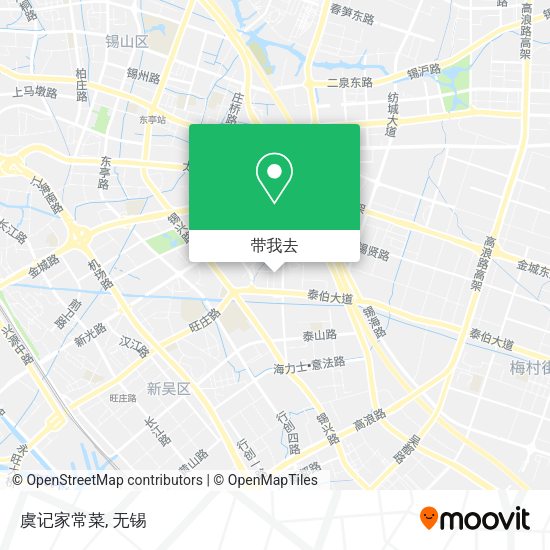 虞记家常菜地图
