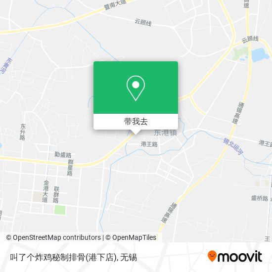 叫了个炸鸡秘制排骨(港下店)地图