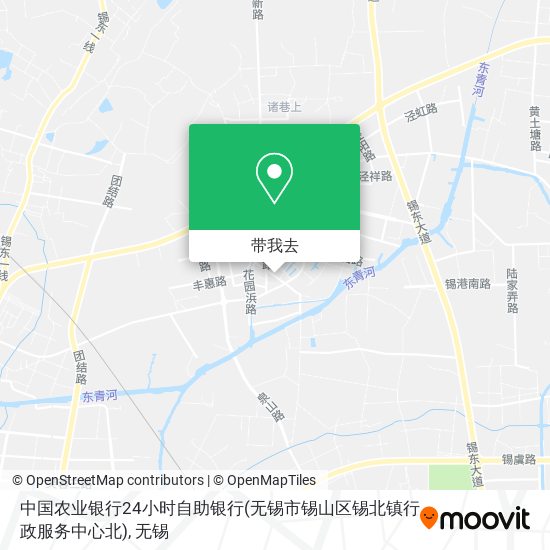 中国农业银行24小时自助银行(无锡市锡山区锡北镇行政服务中心北)地图