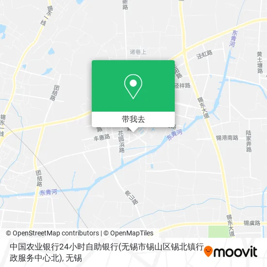 中国农业银行24小时自助银行(无锡市锡山区锡北镇行政服务中心北)地图