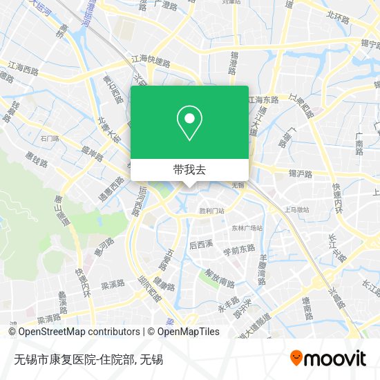 无锡市康复医院-住院部地图