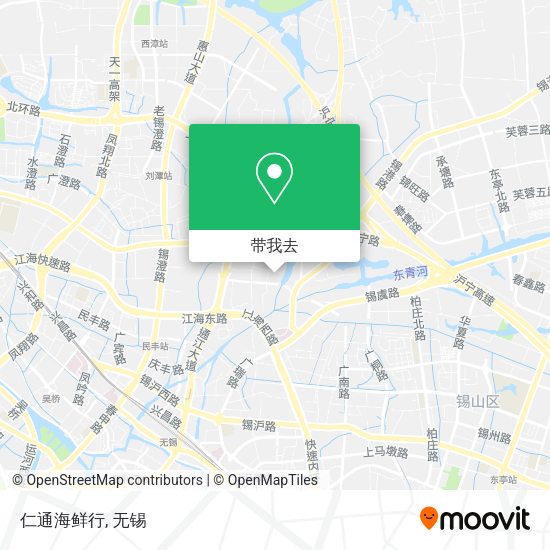仁通海鲜行地图