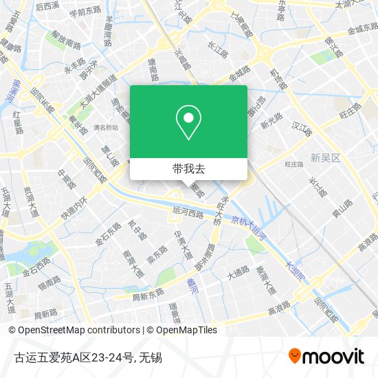 古运五爱苑A区23-24号地图