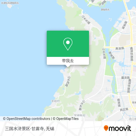 三国水浒景区-甘露寺地图