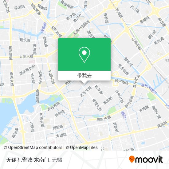 无锡孔雀城-东南门地图