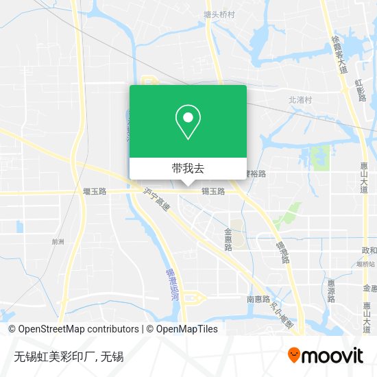 无锡虹美彩印厂地图