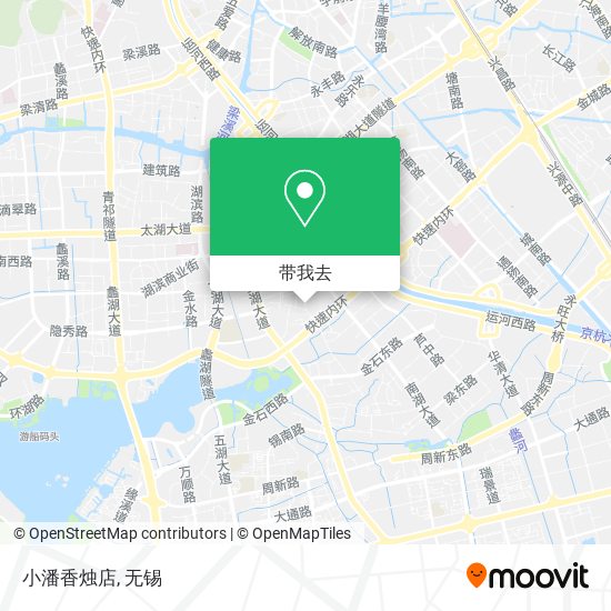 小潘香烛店地图