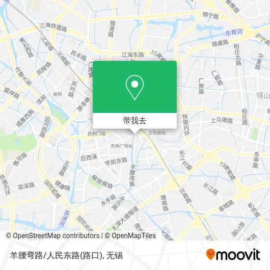 羊腰弯路/人民东路(路口)地图