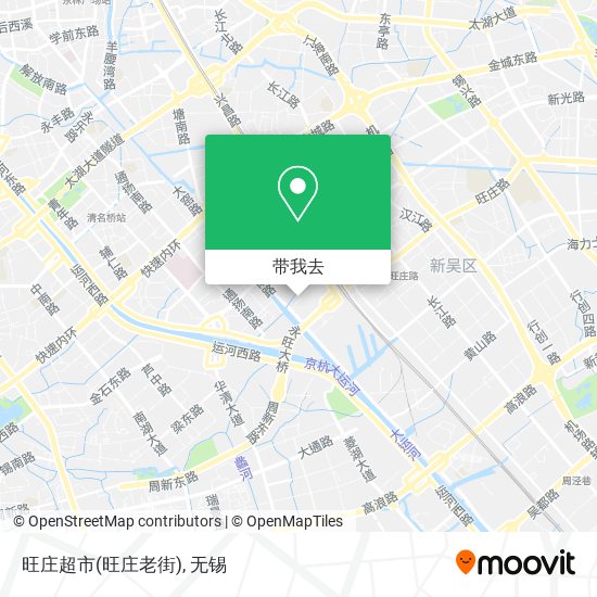 旺庄超市(旺庄老街)地图